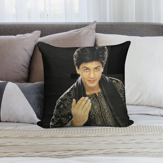 Shahrukh Khan Young Soft Skin-Friendly Throw Pillow