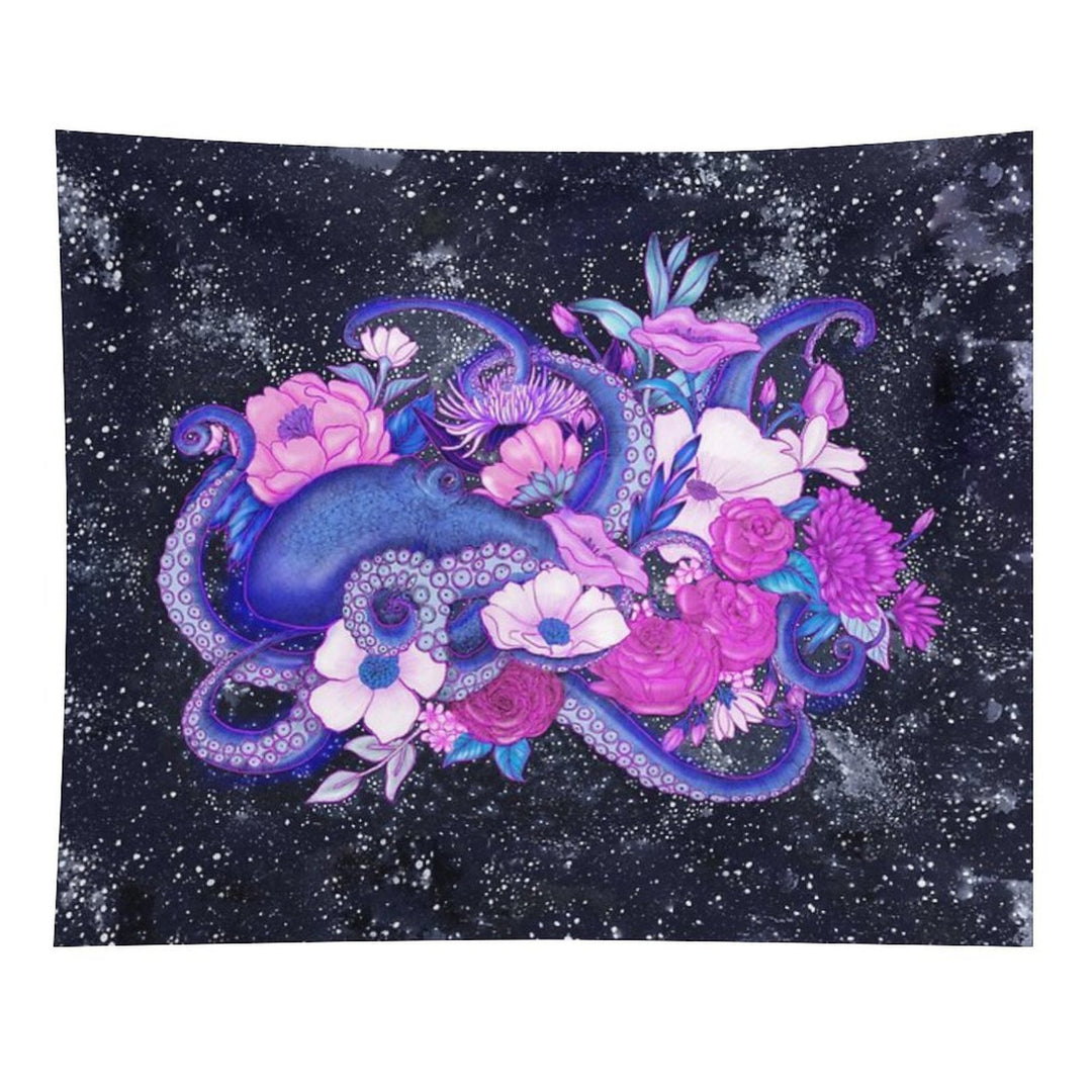 Magic Ocean The Octopus Coloured Version Tapestry