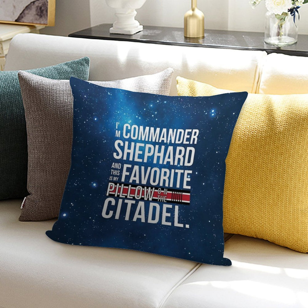 Favorite on The Citadel Soft Fade-Resistant Throw Pillow