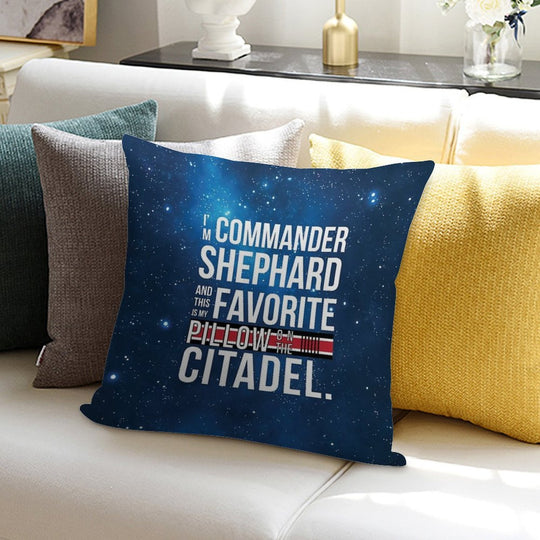 Favorite on The Citadel Soft Fade-Resistant Throw Pillow