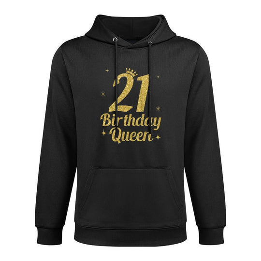 Womens Women's Birthday Queen 21st Birthday Queen Unisex Design Hoodie