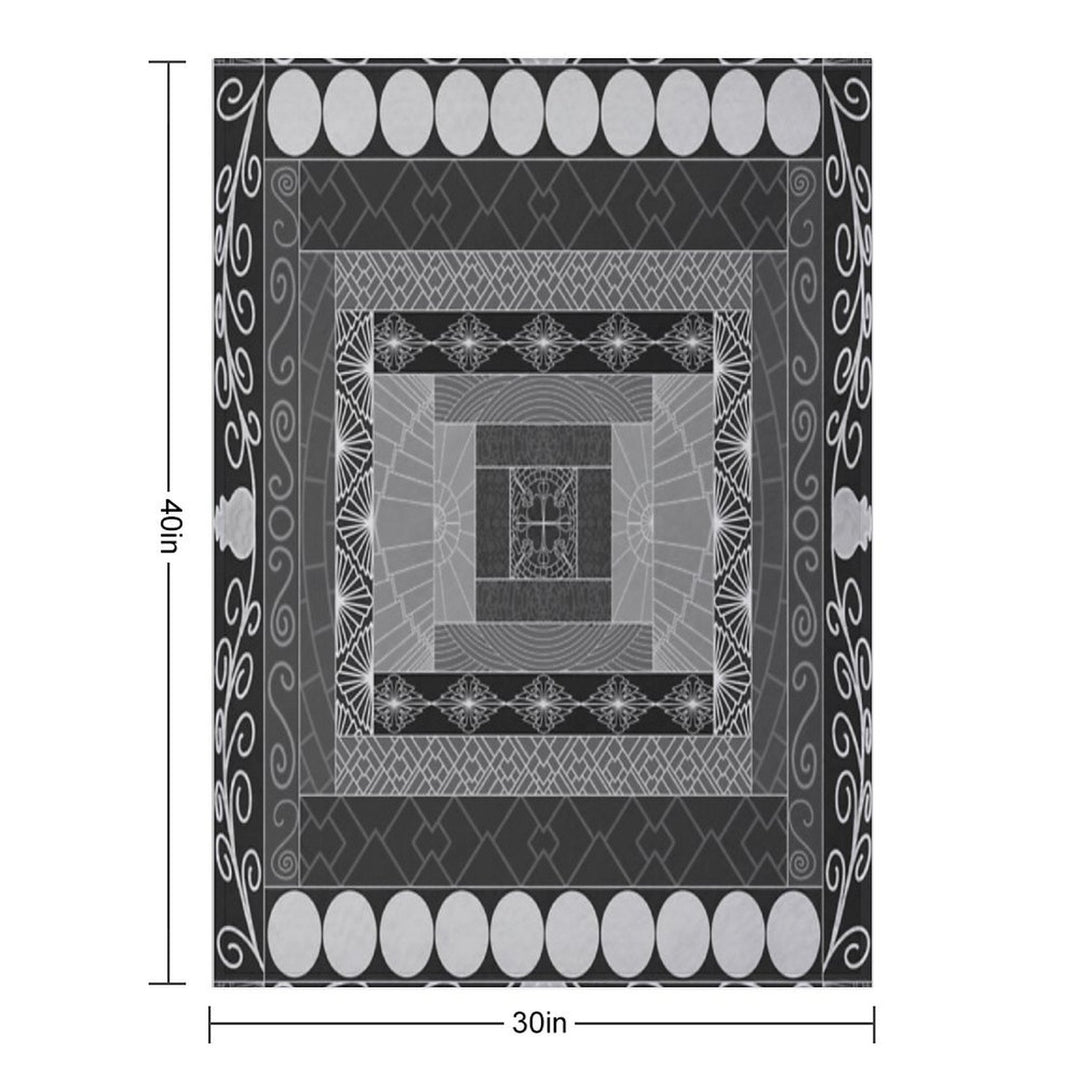 Complicated V3 Sustainable Throw Blanket