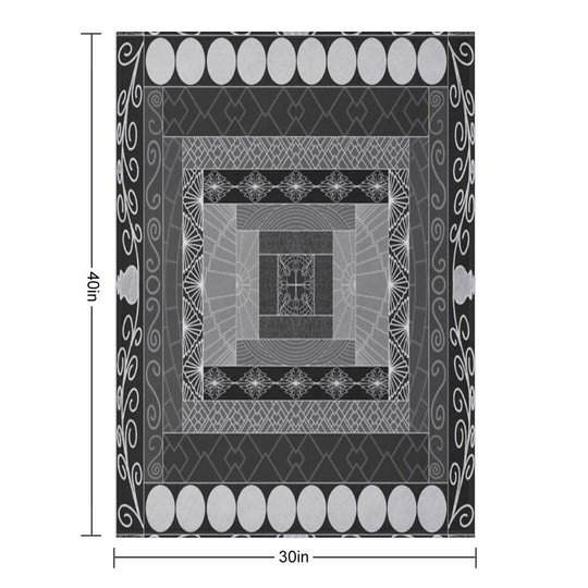 Complicated V3 Sustainable Throw Blanket