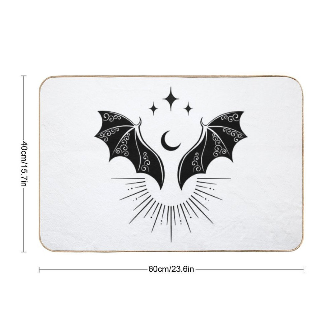 Wings of Night  Anti-Trip Bath Mat
