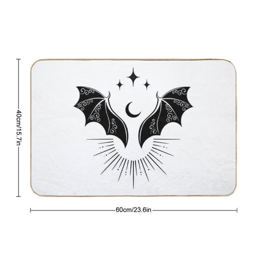 Wings of Night  Anti-Trip Bath Mat