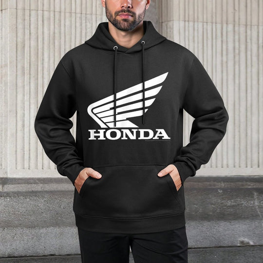 Honda Powersports Bold Vintage Logo Pilling-Resistant Hoodie