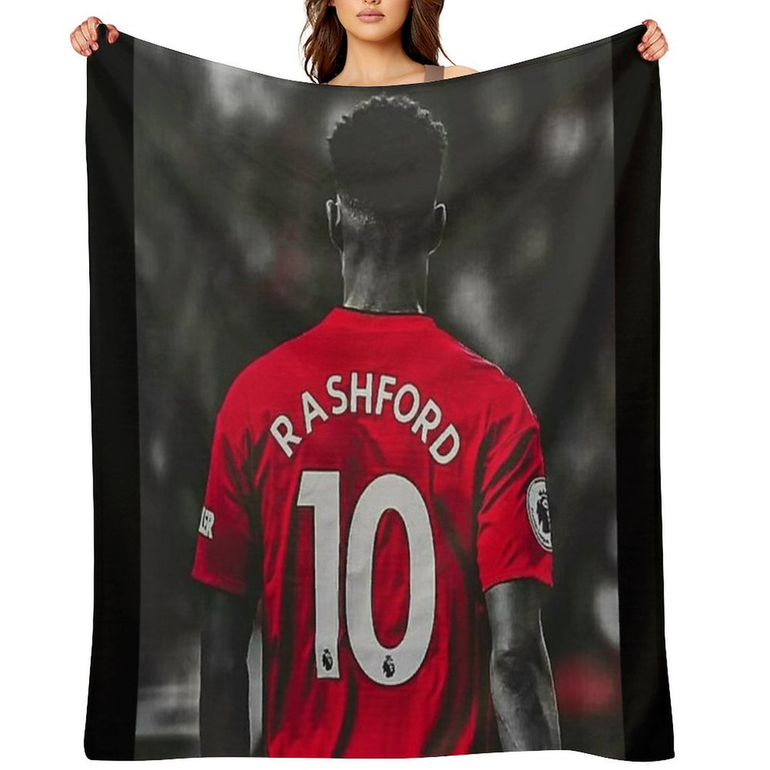 Marcus Rashford Anti-pilling Throw Blanket