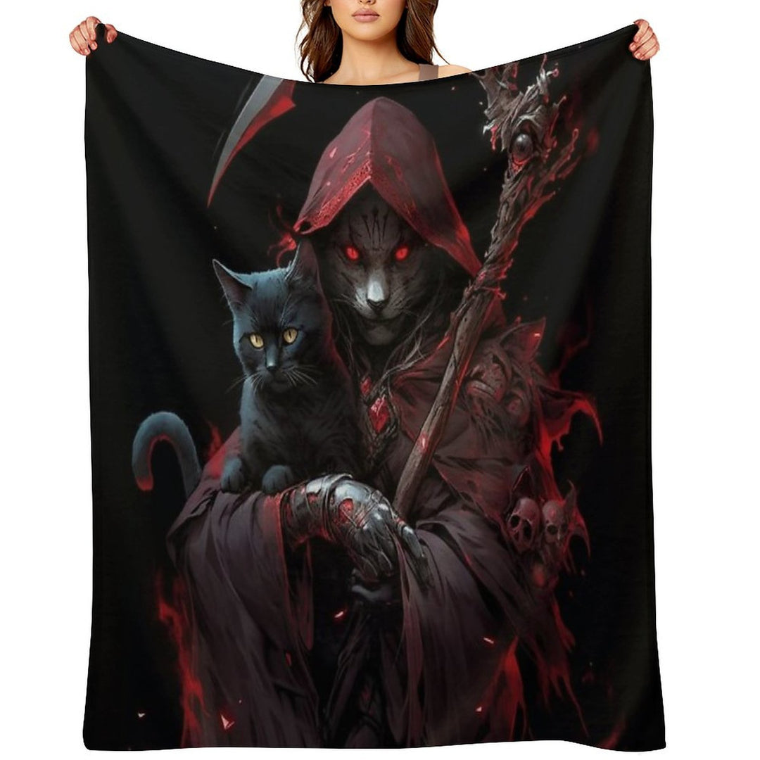 Grim Reaper Gift-ready Throw Blanket