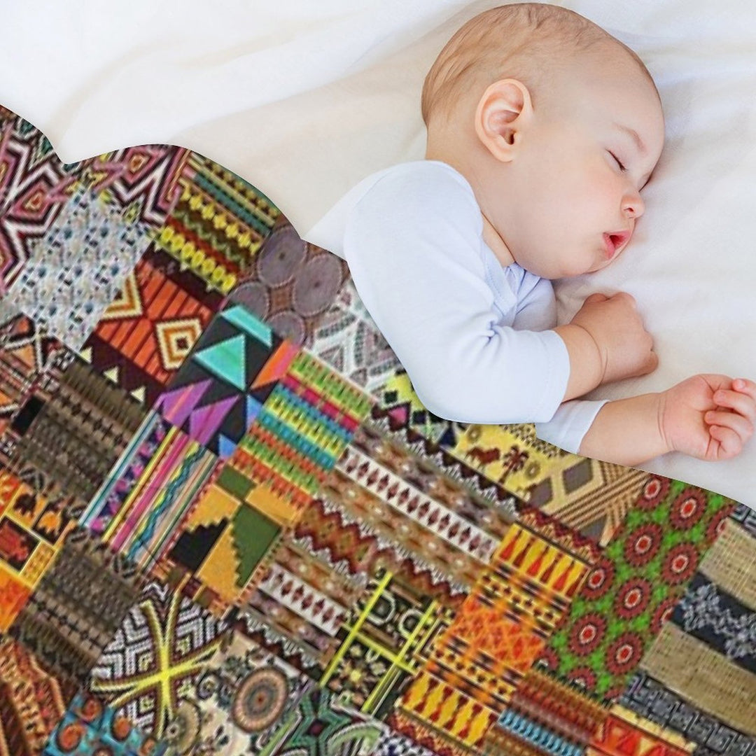 Ethnic Patterns Compact Throw Blanket