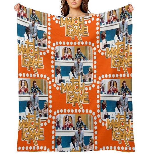 Match Game Cast Tribute Easy Care Throw Blanket