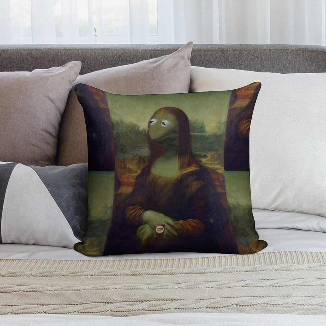 Mona Kermit Soft Style Accent Throw Pillow