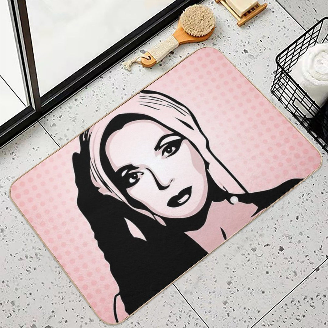 Joan Collins  Pop Art  Versatile Bath Mat