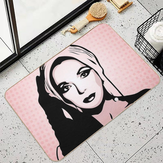 Joan Collins  Pop Art  Versatile Bath Mat