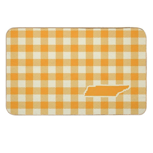 Plaids • Tennessee Gingham Durable Bath Mat