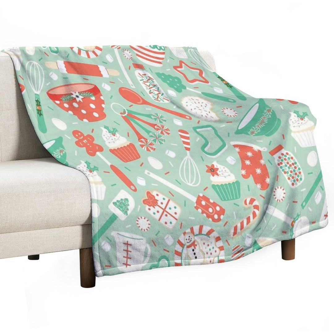 Christmas Baking Anti-pilling Throw Blanket