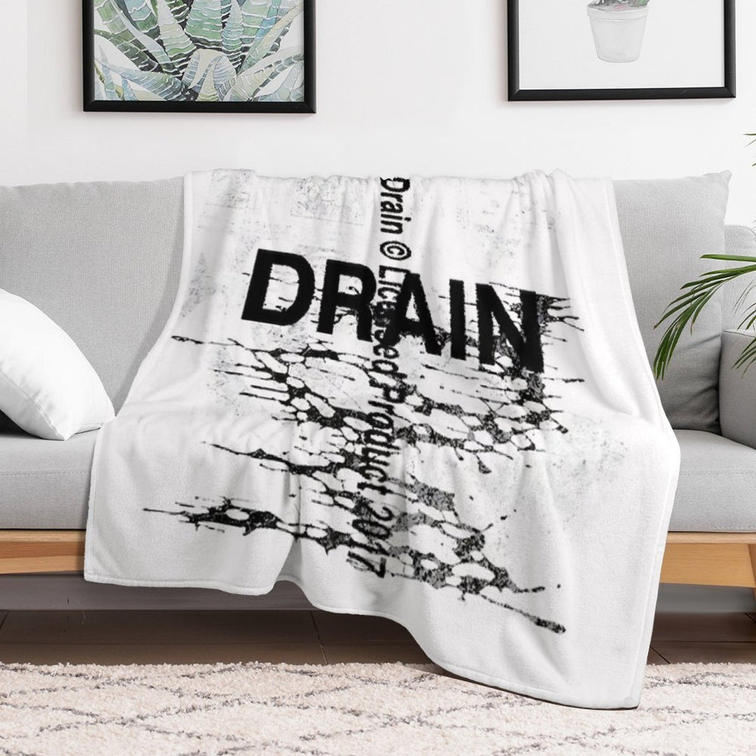 Drain Gang Logo Merch Lightweight Throw Blanket