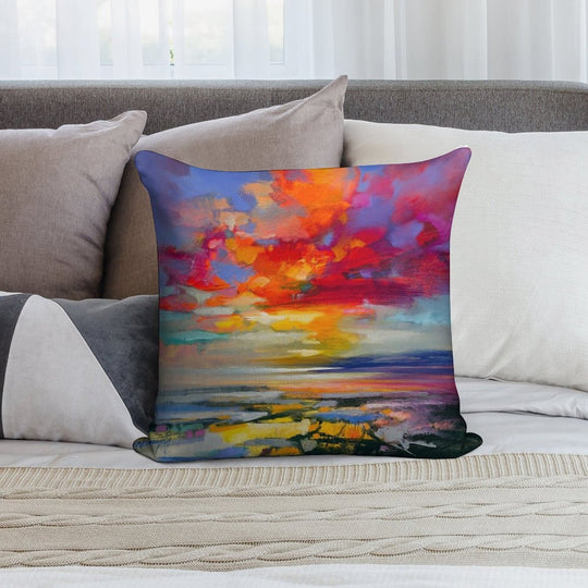 Vivid Light 2 Soft Easy Maintenance Throw Pillow