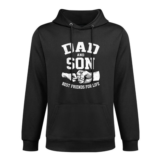 Dad And Son Best Friends for Life Fathers Day Dad And Son Versatile Streetwear Hoodie