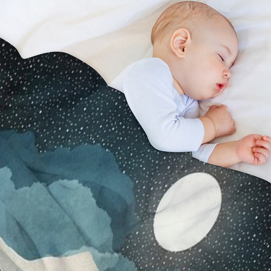 Indigo Night Anti-pilling Throw Blanket