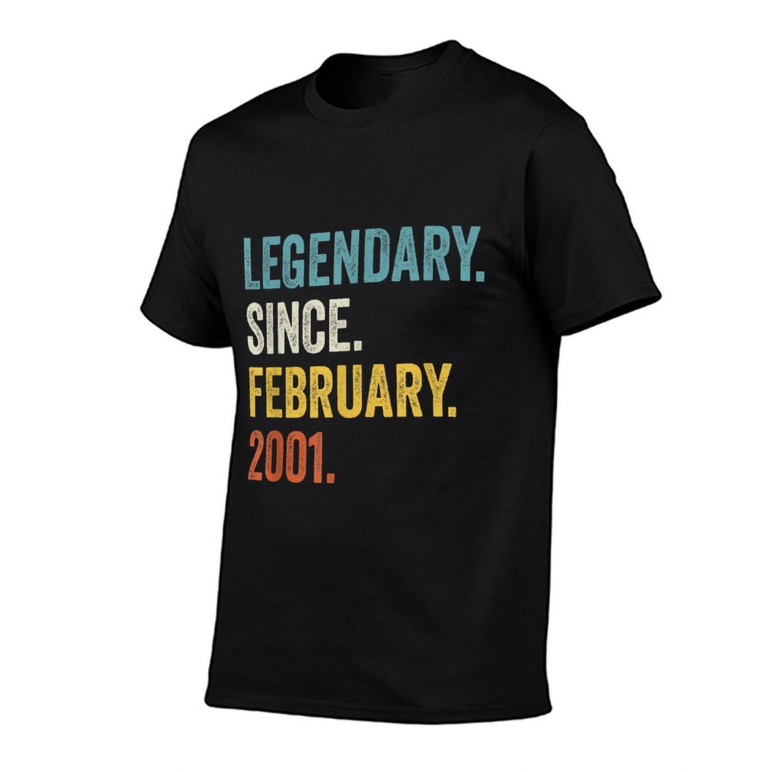 Legendary Since February 2001 21st Birthday  Relaxed-fit T-Shirt