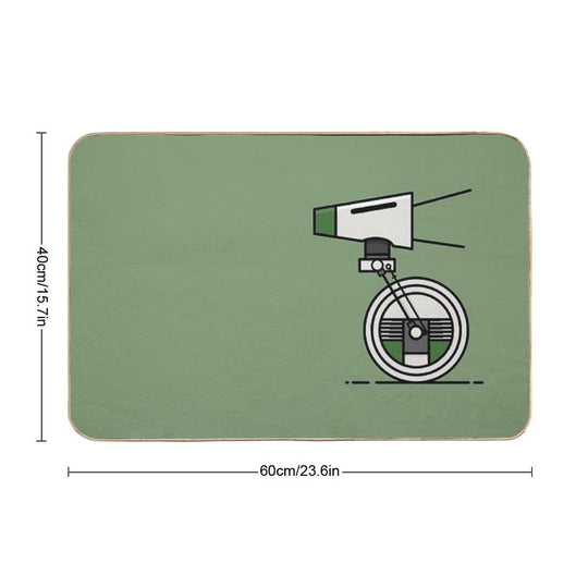 The New Droid  Rapid-Drying Bath Mat