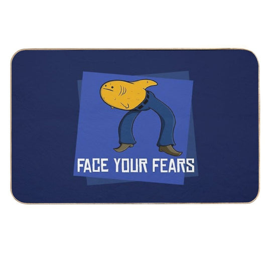 Face Your Fears  Easy To Clean Bath Mat