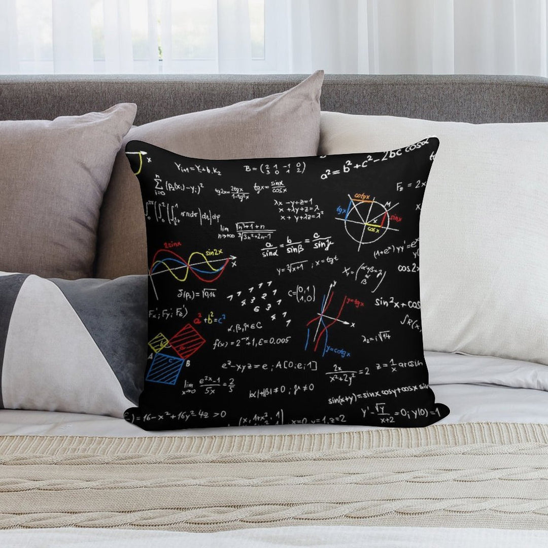 Physics Equations Soft Bedroom Essential Throw Pillow