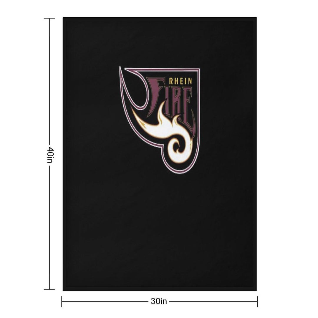 Rhein Fire Vintage Logo Classic Comfort Throw Blanket
