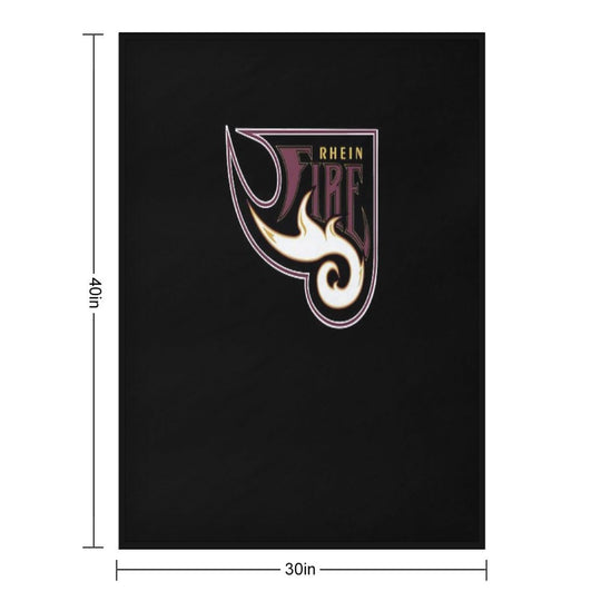 Rhein Fire Vintage Logo Classic Comfort Throw Blanket