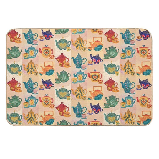 Tea Pots  Non-Slip Bath Mat