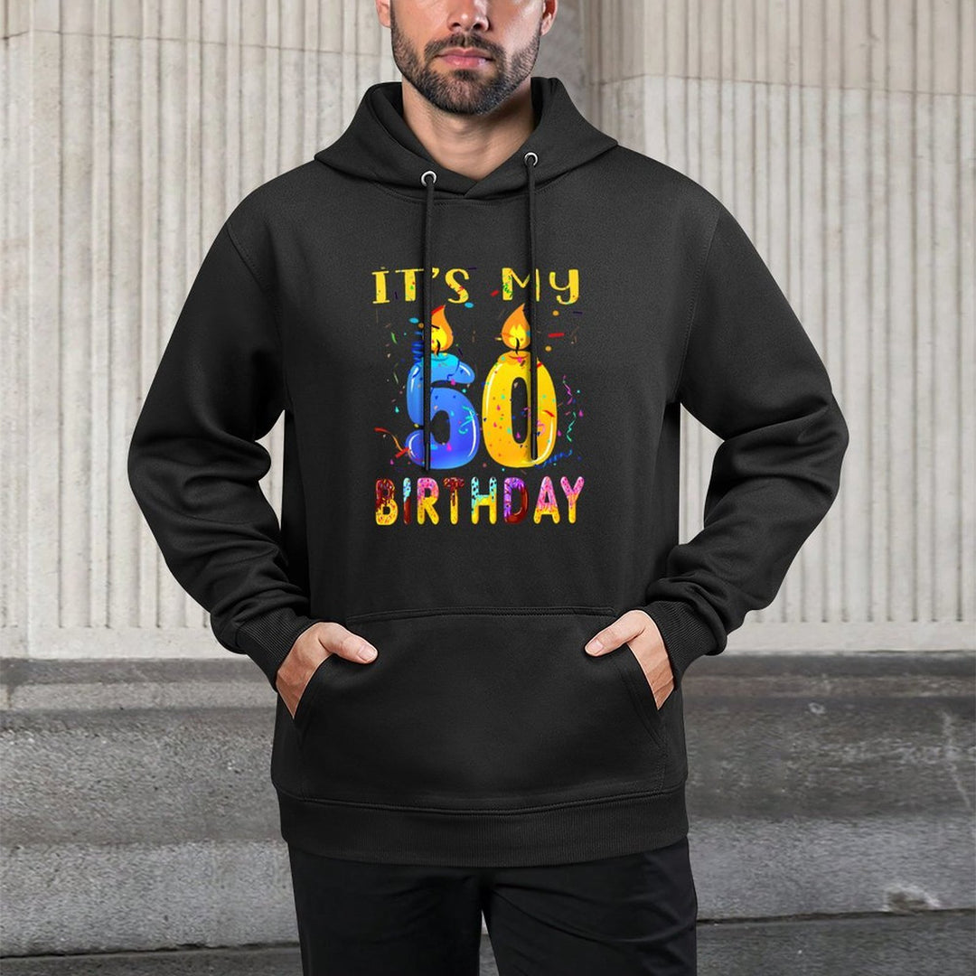 It's My 50th Birthday Sweet 50 Birthday Candles Years Old Versatile Streetwear Hoodie