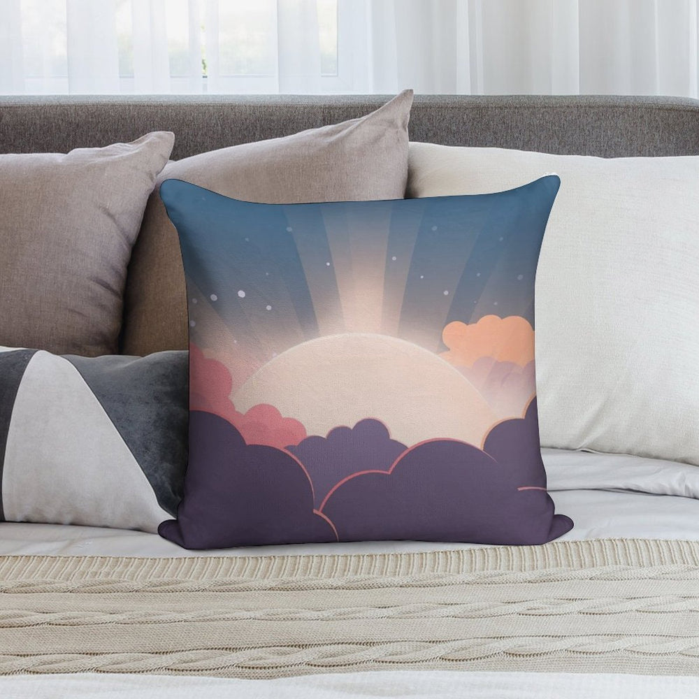 Sunrise Soft Anti-Pilling Throw Pillow