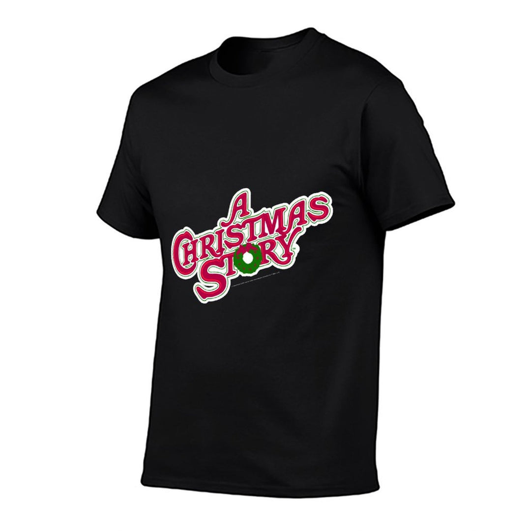 A Christmas Story Classic Logo  Heathered Texture T-Shirt