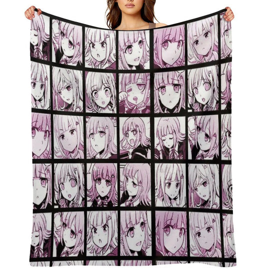Chiaki Manga Collection (Colored) All-season Throw Blanket