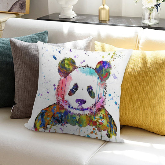 Panda Soft Decorative Cover Throw Pillow