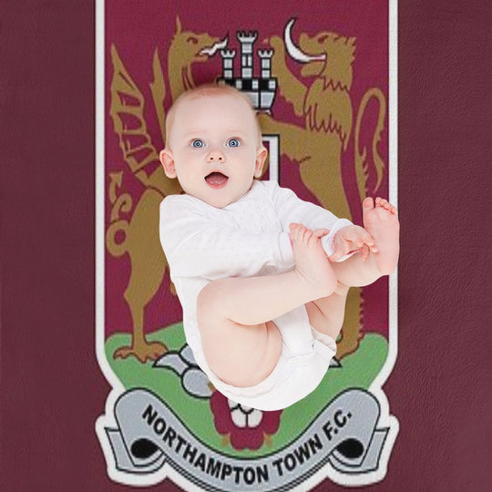 Northampton Town FC Lightweight Throw Blanket