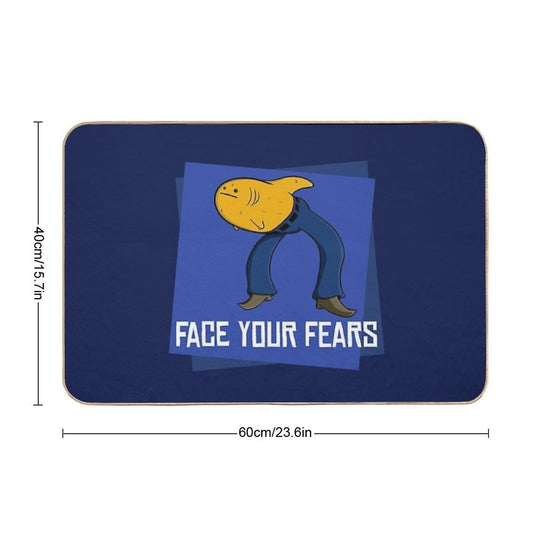 Face Your Fears  Easy To Clean Bath Mat