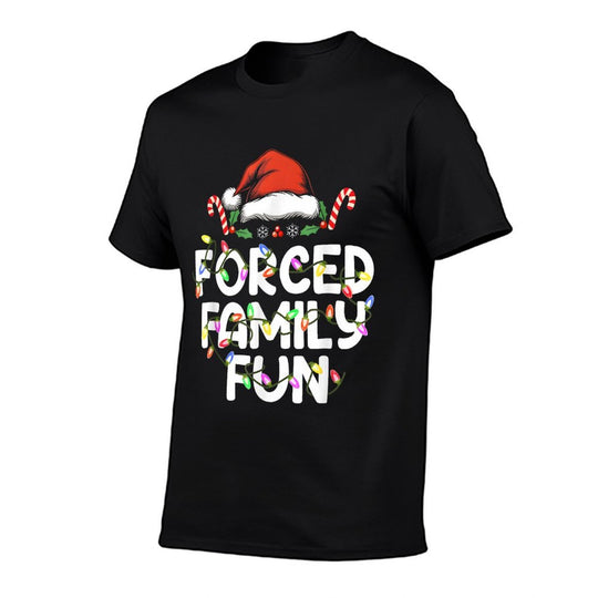 Christmas Forced Family Fun Pajamas  Summer-ready Fabric T-Shirt