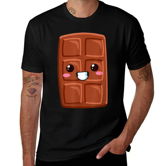 Kawaii Halloween Group Costume Party Smores Chocolate Bar  Relaxed-fit T-Shirt