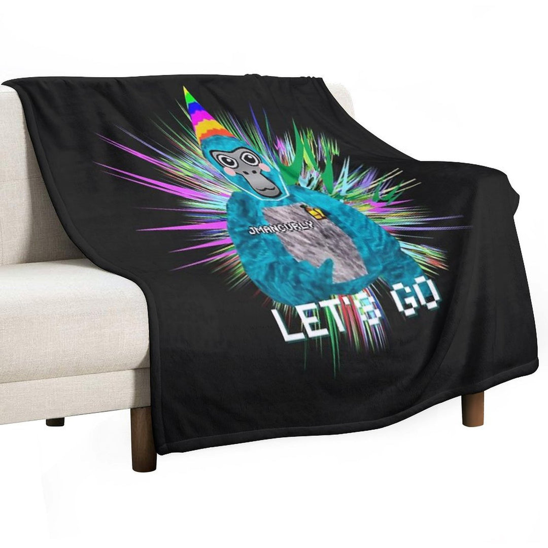 JMANCURLY Gorilla Tag VR Gamer Video Game Design Comfort Throw Blanket