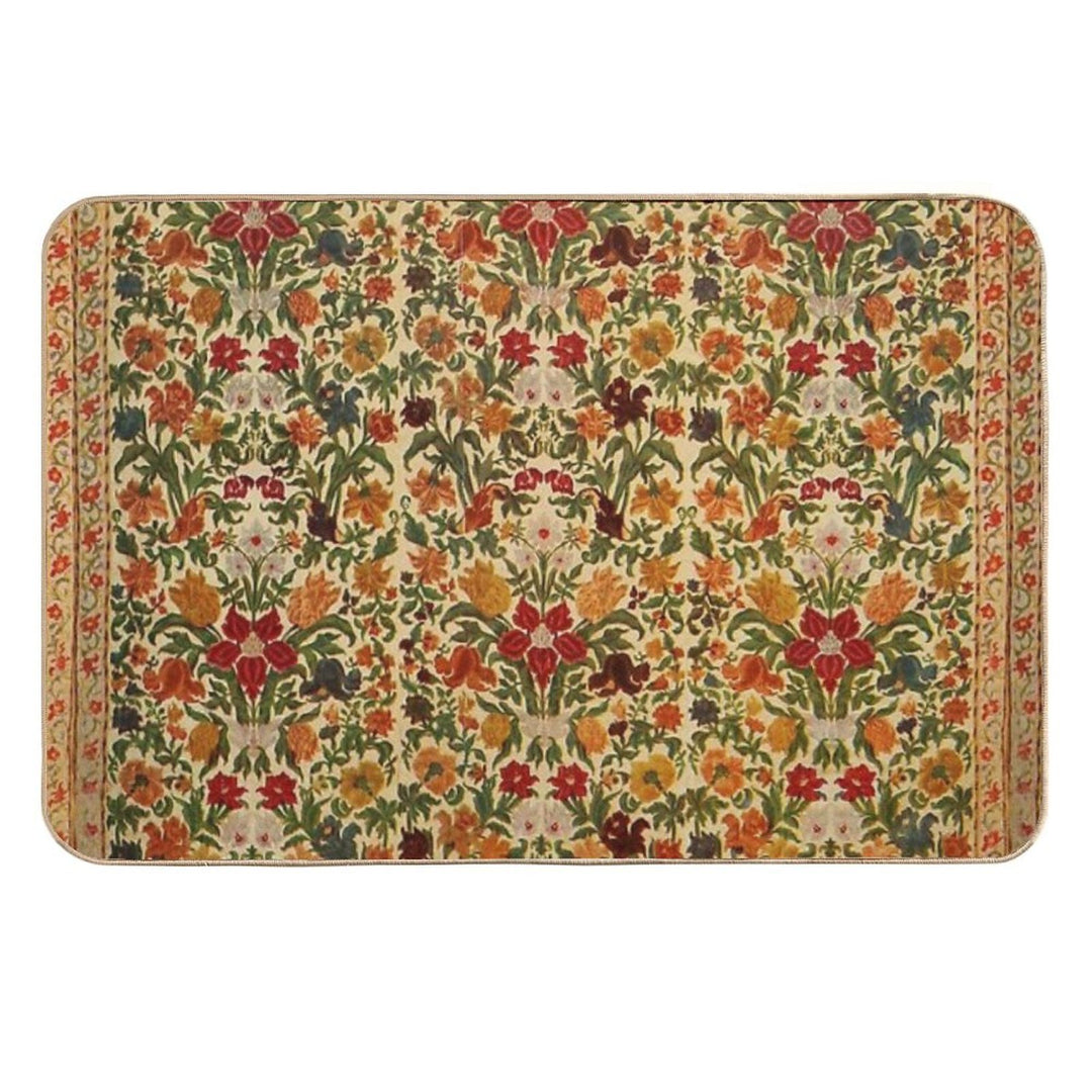 Yellow Boho Textile  Multi-Purpose Bath Mat
