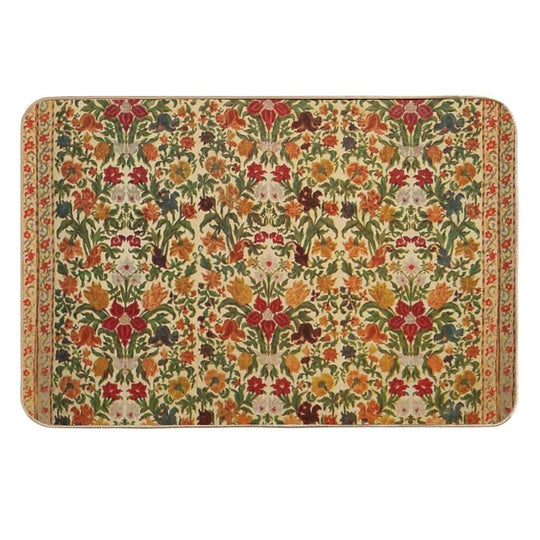 Yellow Boho Textile  Multi-Purpose Bath Mat