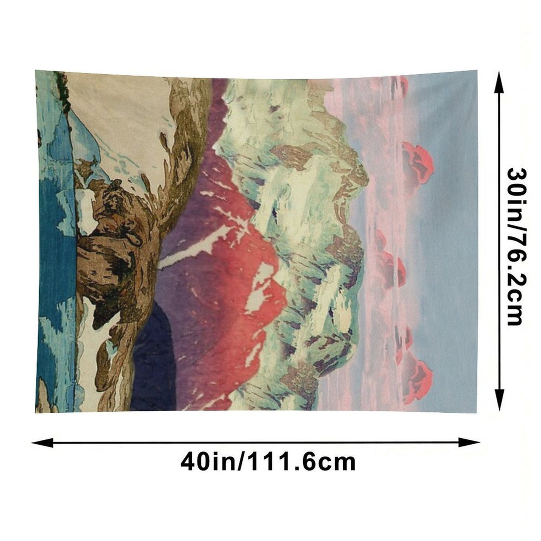 Winter in Keiisino - Nature Landscape Tapestry