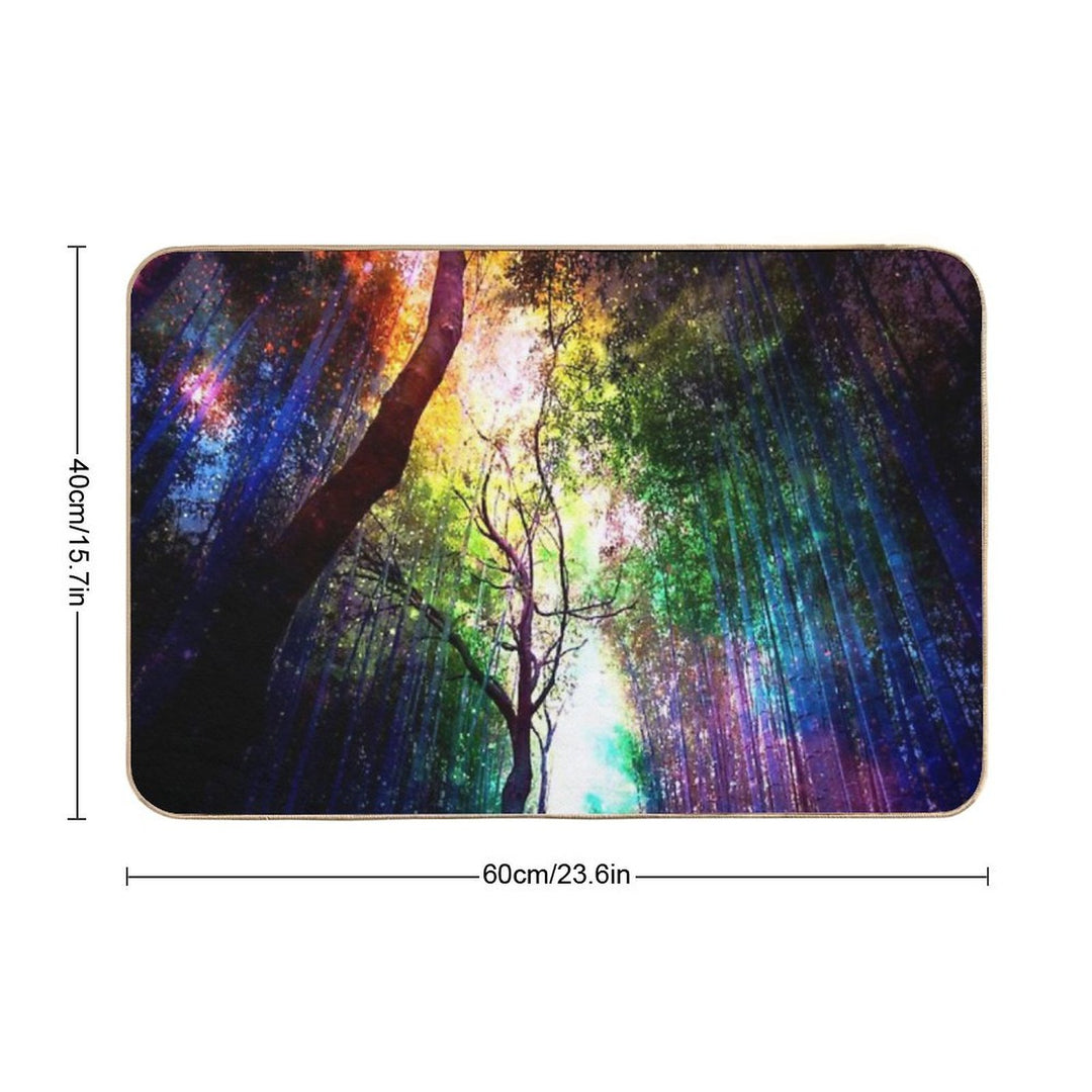 Rainbow Forest  Odorless Bath Mat
