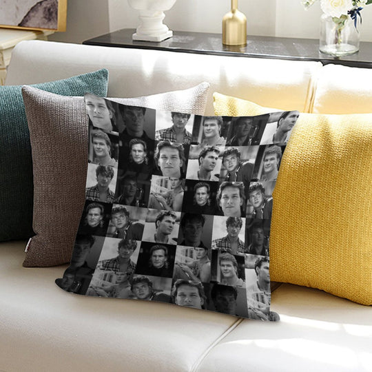 Patrick Swayze Sticker Soft Ultra-Soft Texture Throw Pillow