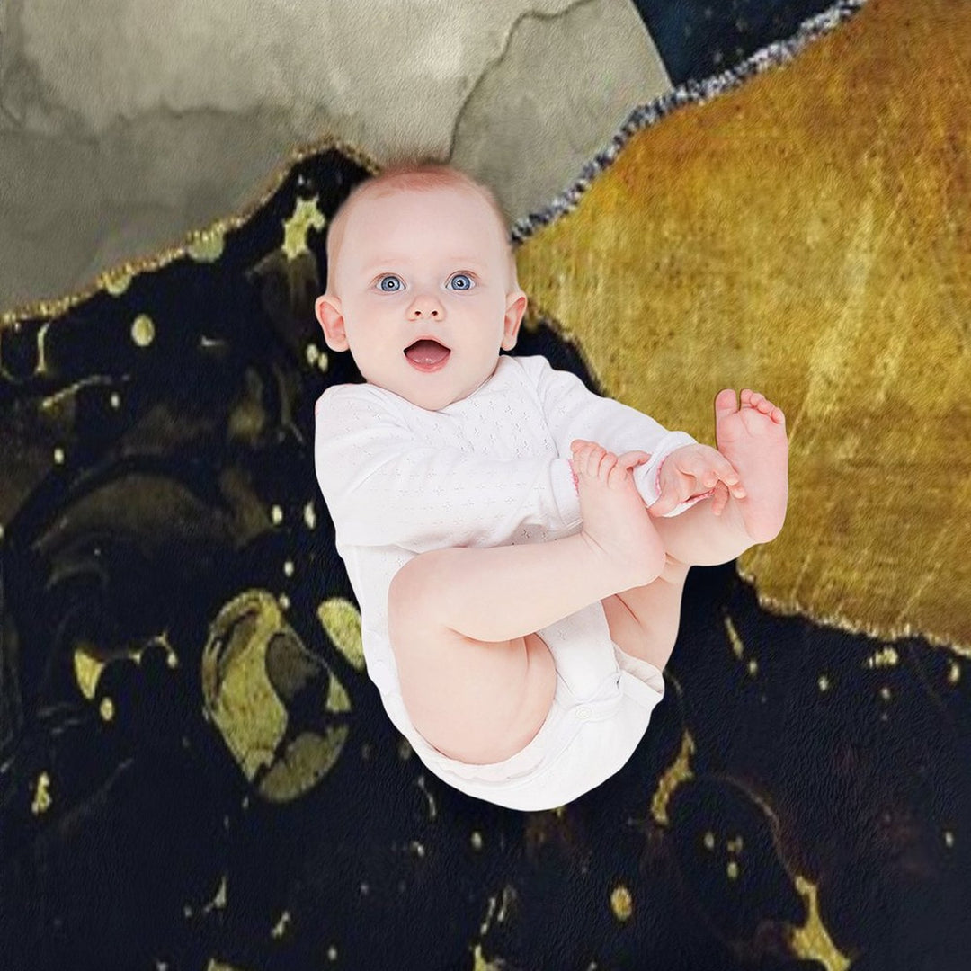 Bronze Night Multi-functional Throw Blanket