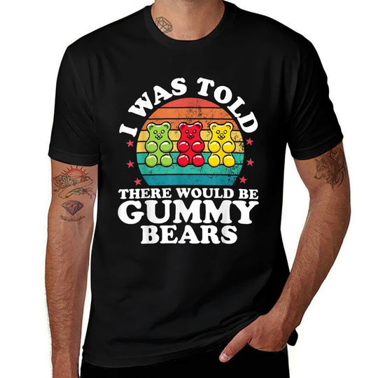 There Would Be Gummy Bear Funny Candy Lovers Girls Kid  Oversized Silhouette T-Shirt