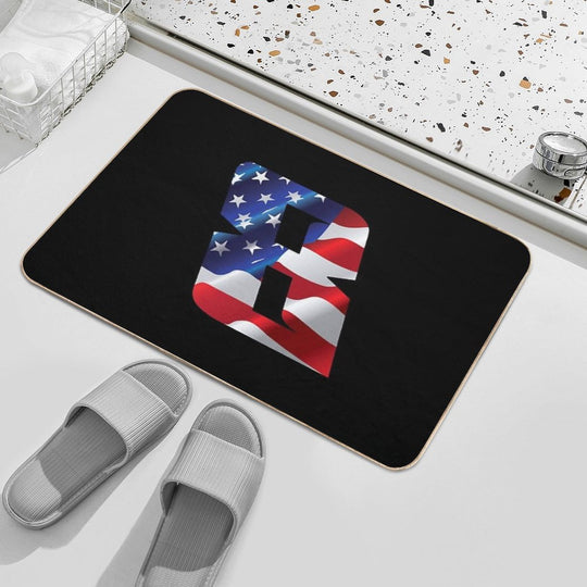Kyle Busch USA 8  Repositionable Bath Mat