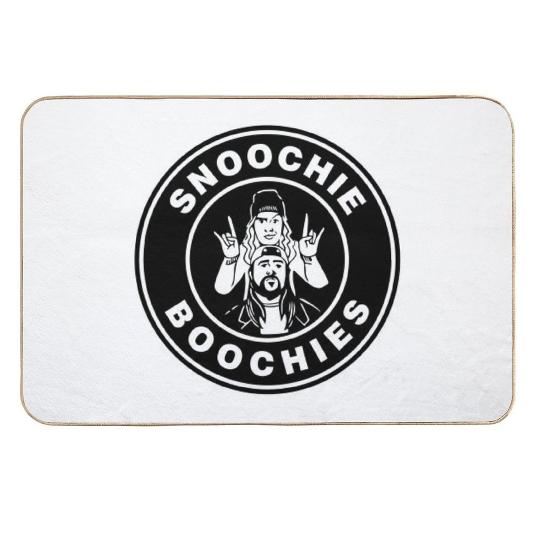 Old Time Nerd  Repositionable Bath Mat