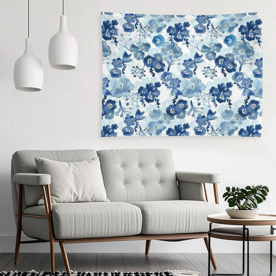 Blooms of Ink Tapestry